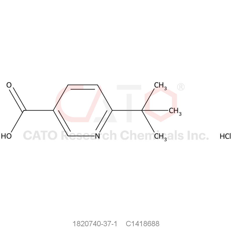 CAS No.:1820740-37-1,6-(tert-Butyl)nicotinic acid hydrochloride