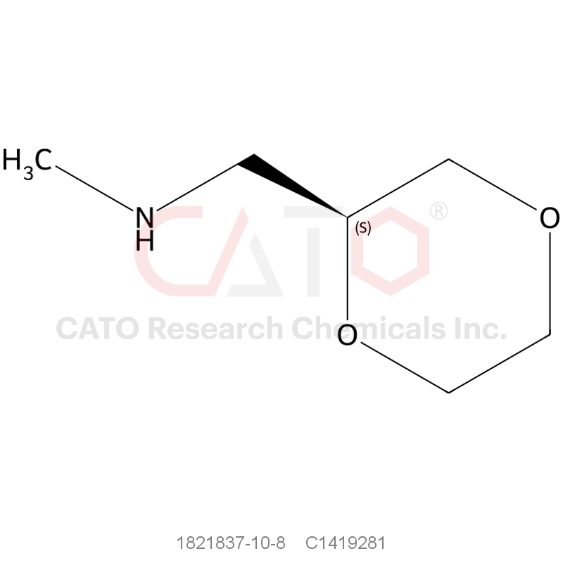 CAS No.:1821837-10-8,{[(2S)-1,4-dioxan-2-yl]methyl}(methyl)amine