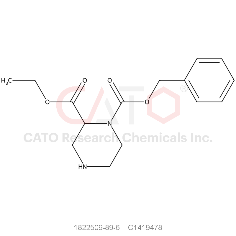 CAS No.:1822509-89-6,1-Benzyl 2-ethyl piperazine-1,2-dicarboxylate