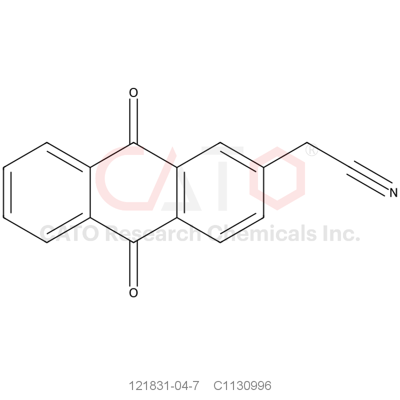 CAS No.:121831-04-7,2-(9,10-Dioxo-9,10-dihydroanthracen-2-yl)acetonitrile