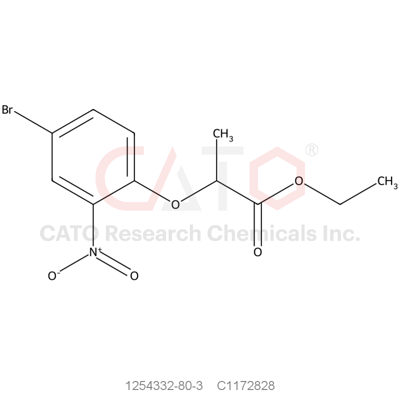 CAS No.:1254332-80-3,Ethyl 2-(4-bromo-2-nitrophenoxy)propanoate