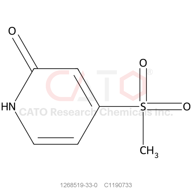 CAS No.:1268519-33-0,4-(Methylsulfonyl)pyridin-2(1H)-one