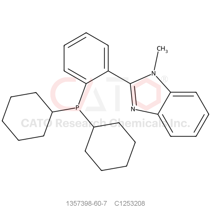 CAS No.:1357398-60-7,2-(2-(Dicyclohexylphosphanyl)phenyl)-1-methyl-1H-benzo[d]imidazole