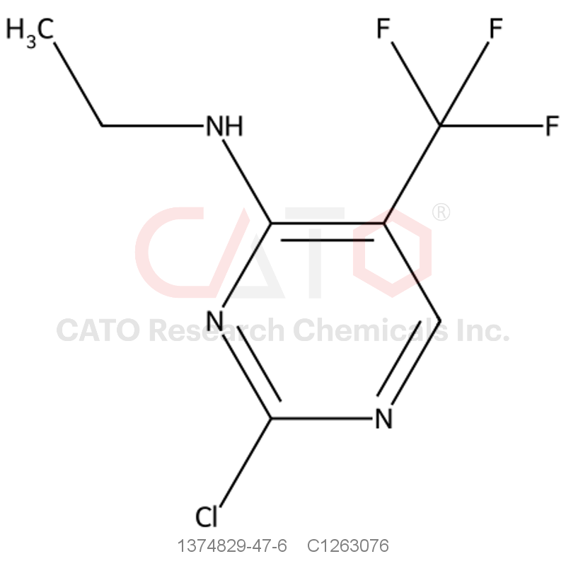 CAS No.:1374829-47-6,2-chloro-N-ethyl-5-(trifluoromethyl)pyrimidin-4-amine