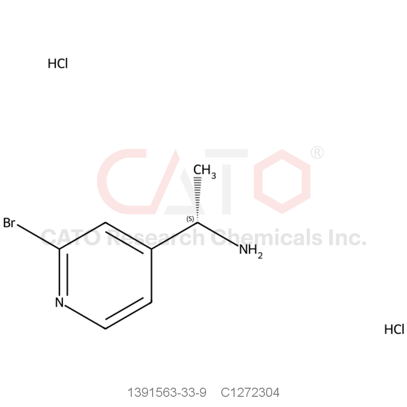 CAS No.:1391563-33-9,(S)-1-(2-bromopyridin-4-yl)ethan-1-amine dihydrochloride