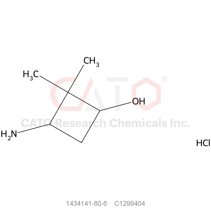 CAS No.:1434141-80-6,3-amino-2,2-dimethylcyclobutan-1-ol hydrochloride