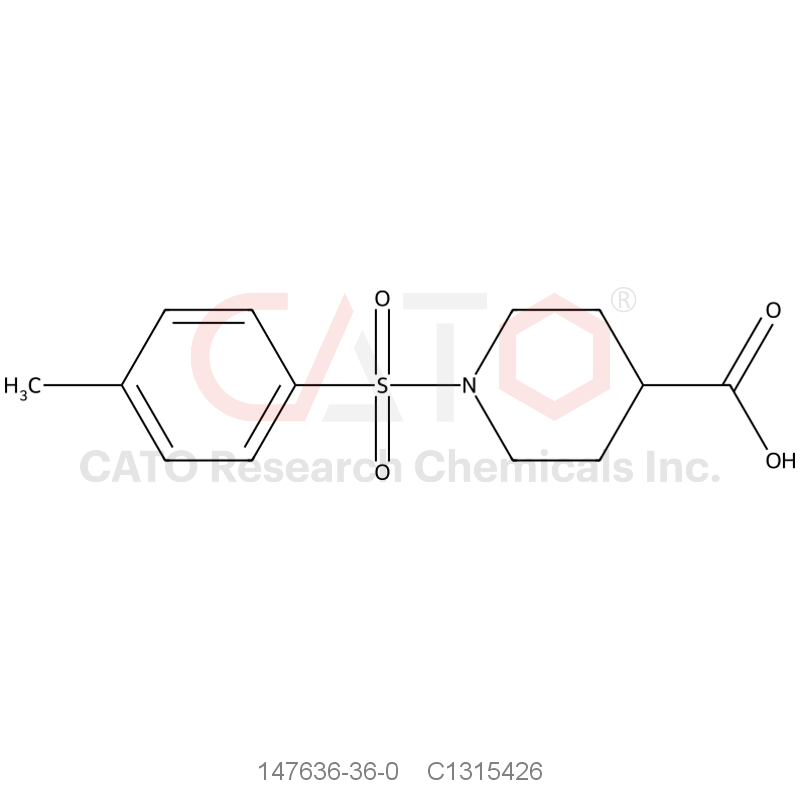 CAS No.:147636-36-0,1-Tosylpiperidine-4-carboxylic acid
