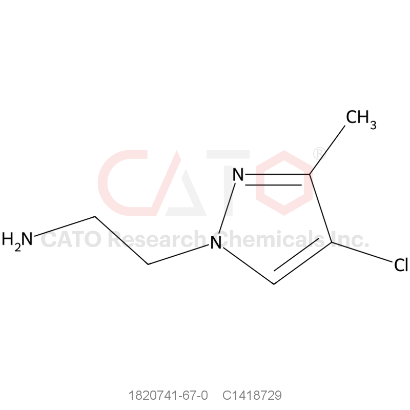CAS No.:1820741-67-0,2-(4-Chloro-3-methyl-1h-pyrazol-1-yl)ethan-1-amine