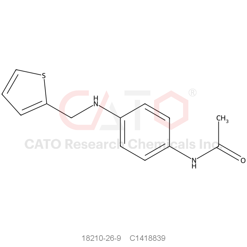 CAS No.:18210-26-9,N-(4-((thiophen-2-ylmethyl)amino)phenyl)acetamide