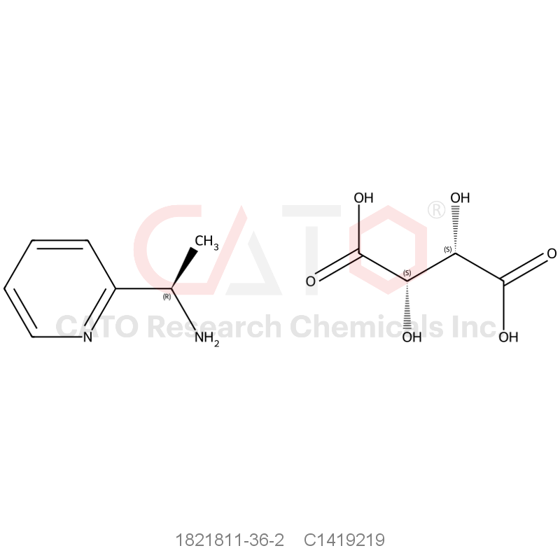 CAS No.:1821811-36-2,(R)-1-(Pyridin-2-yl)ethanamine (2S,3S)-2,3-dihydroxysuccinate