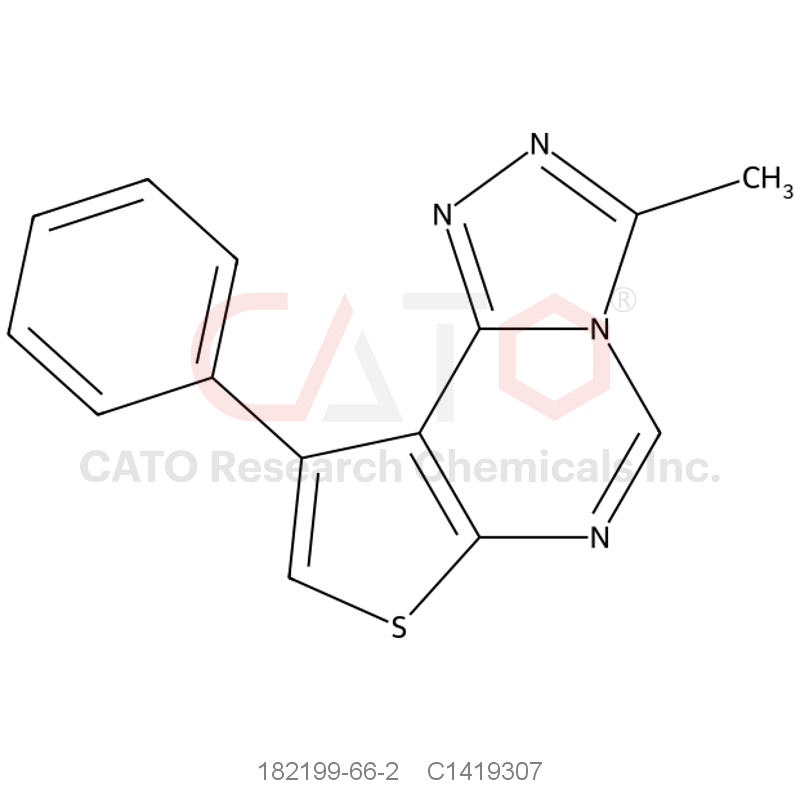 CAS No.:182199-66-2,3-Methyl-9-phenylthieno[3,2-e][1,2,4]triazolo[4,3-c]pyrimidine