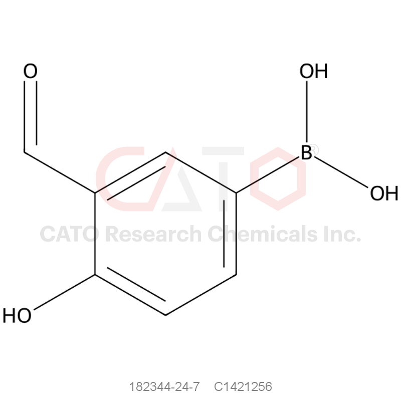 CAS No.:182344-24-7,(3-Formyl-4-hydroxyphenyl)boronic acid