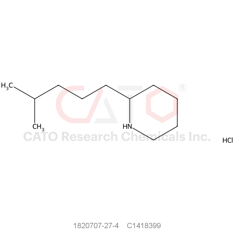 CAS No.:1820707-27-4,2-(4-Methylpentyl)piperidine hydrochloride