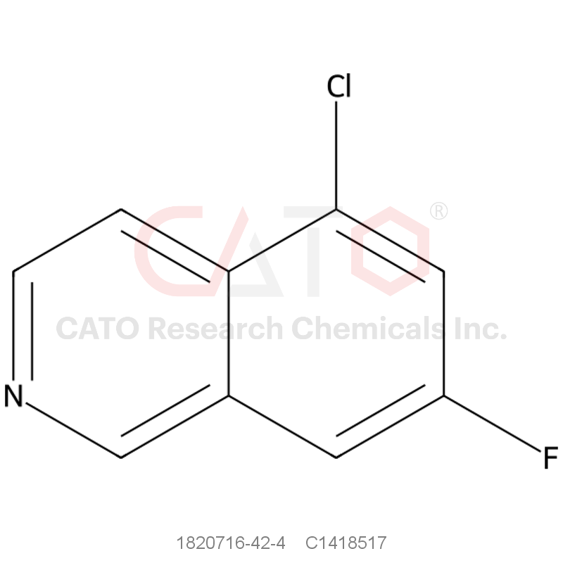 CAS No.:1820716-42-4,5-chloro-7-fluoroisoquinoline