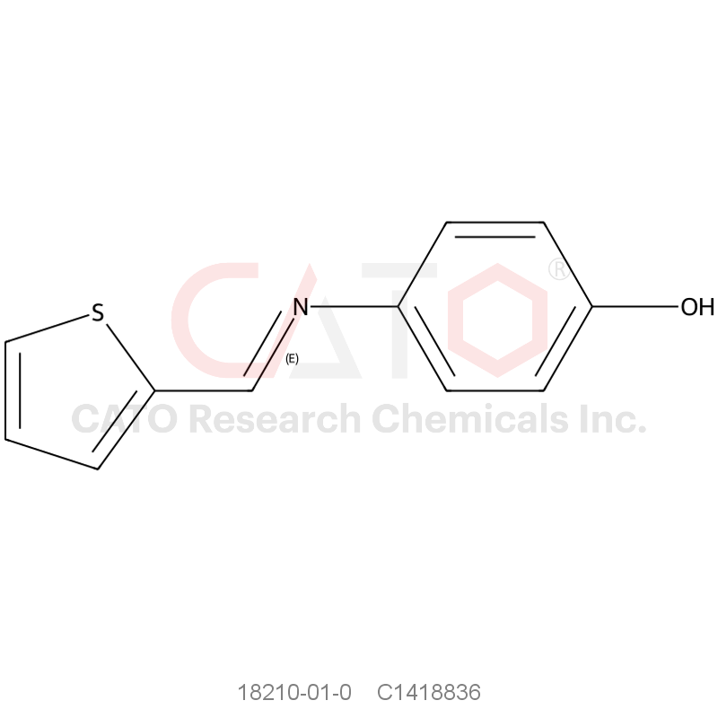 CAS No.:18210-01-0,18210-01-0
4-[(E)-(thiophen-2-ylmethylidene)amino]phenol
KS-00002760