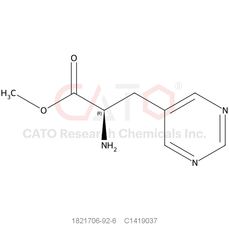 CAS No.:1821706-92-6,Methyl (R)-2-amino-3-(pyrimidin-5-yl)propanoate