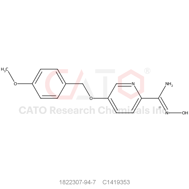CAS No.:1822307-94-7,(Z)-N'-Hydroxy-5-((4-methoxybenzyl)oxy)picolinimidamide
