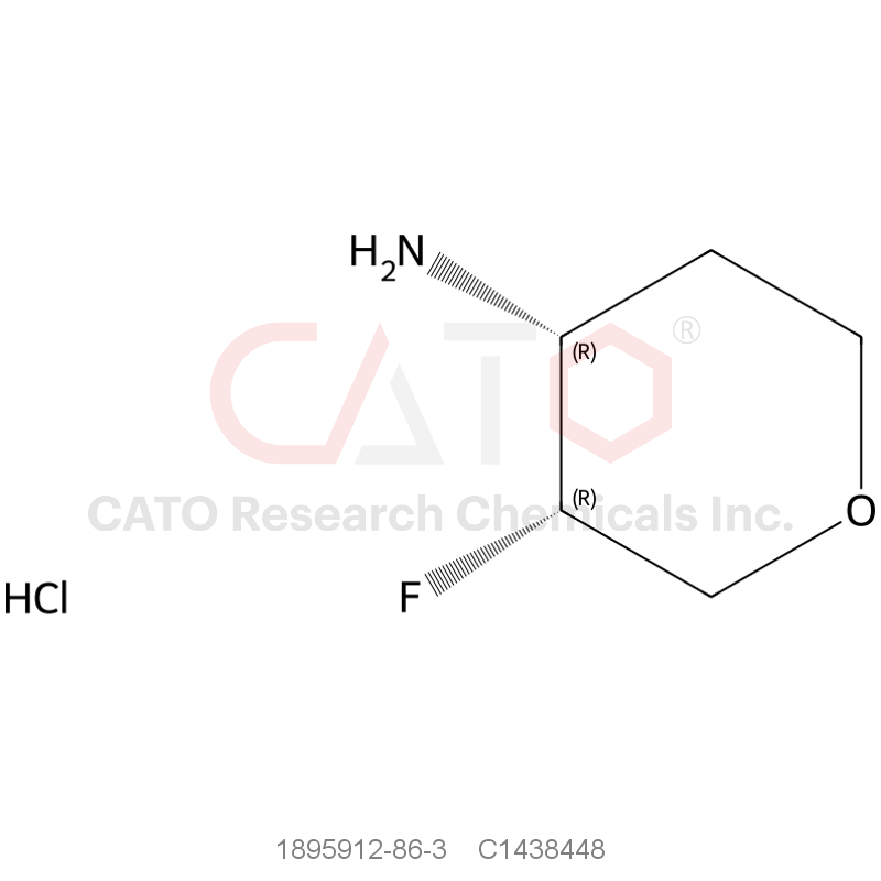 CAS No.:1895912-86-3,(3R,4R)-3-fluorooxan-4-amine hydrochloride