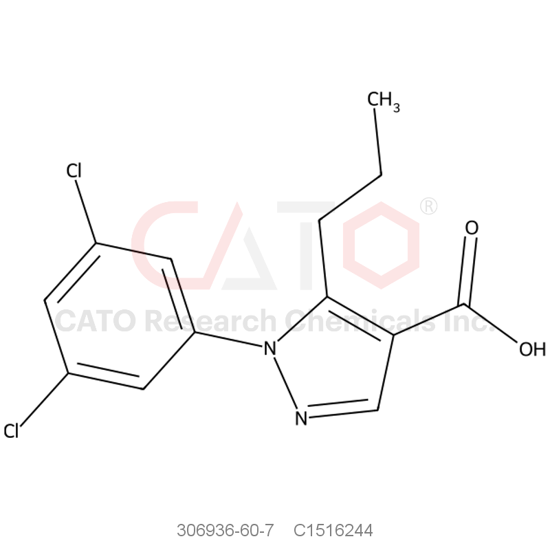 CAS No.:306936-60-7,1-(3,5-Dichlorophenyl)-5-propyl-1H-pyrazole-4-carboxylic acid