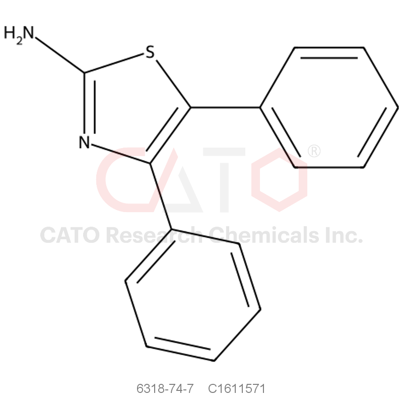 CAS No.:6318-74-7,2-Amino-4,5-diphenylthiazole