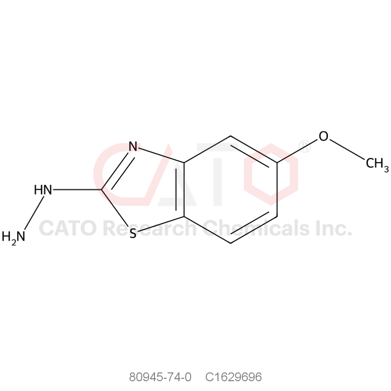 CAS No.:80945-74-0,2-hydrazino-5-methoxy-1,3-benzothiazole