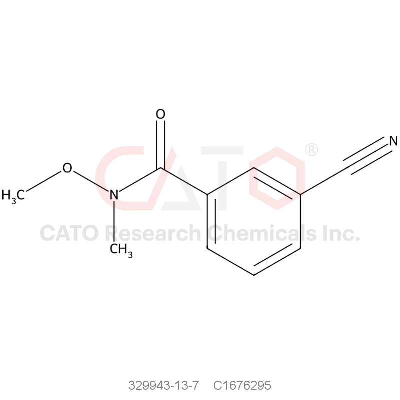 CAS No.:329943-13-7,3-Cyano-N-methoxy-N-methylbenzamide
