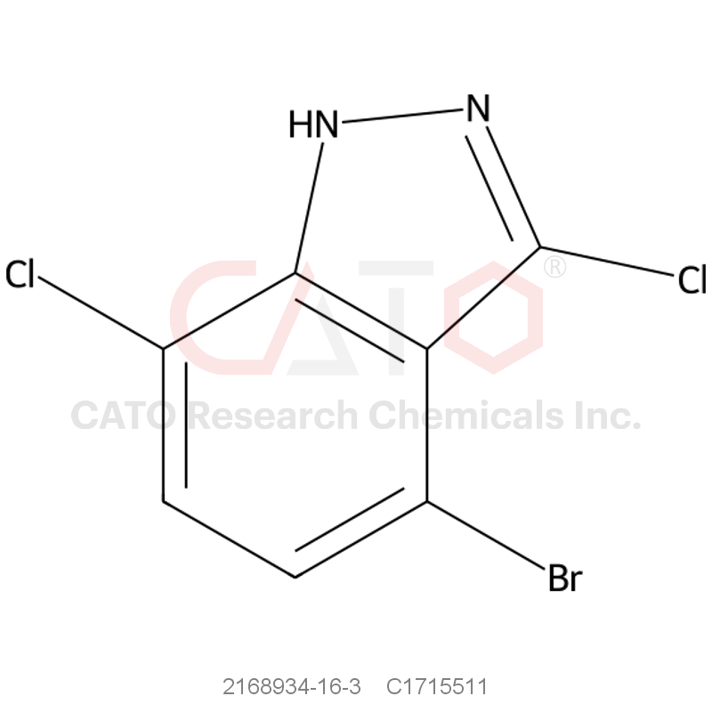 CAS No.:2168934-16-3,4-Bromo-3,7-dichloro-1H-indazole