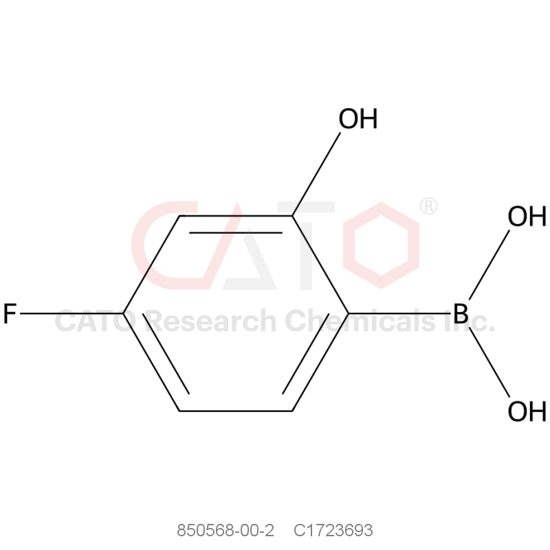 CAS No.:850568-00-2,2-羟基-4-氟苯硼酸
