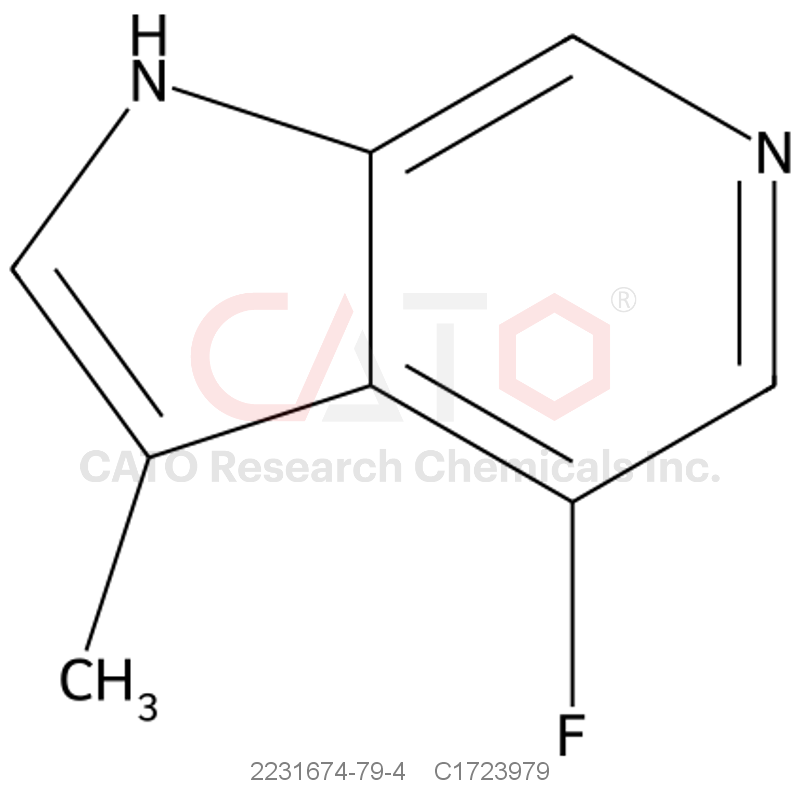 CAS No.:2231674-79-4,4-Fluoro-3-methyl-1H-pyrrolo[2,3-c]pyridine