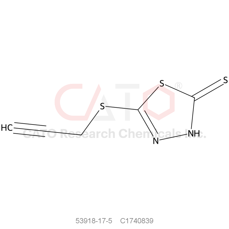 CAS No.:53918-17-5,5-(Prop-2-yn-1-ylthio)-1,3,4-thiadiazole-2(3H)-thione