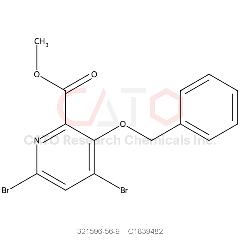 CAS No.:321596-56-9,Methyl 3-(benzyloxy)-4,6-dibromopicolinate