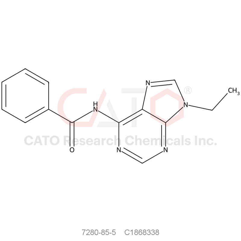 CAS No.:7280-85-5,N-(9-Ethyl-9H-purin-6-yl)benzamide