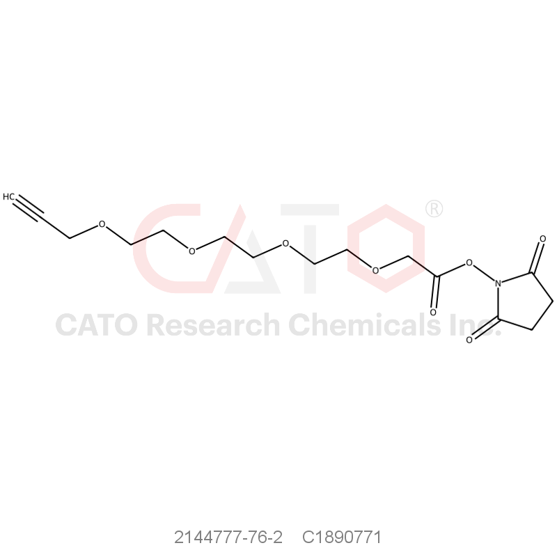 CAS No.:2144777-76-2,Propargyl-PEG3-O-CH2-NHS ester
