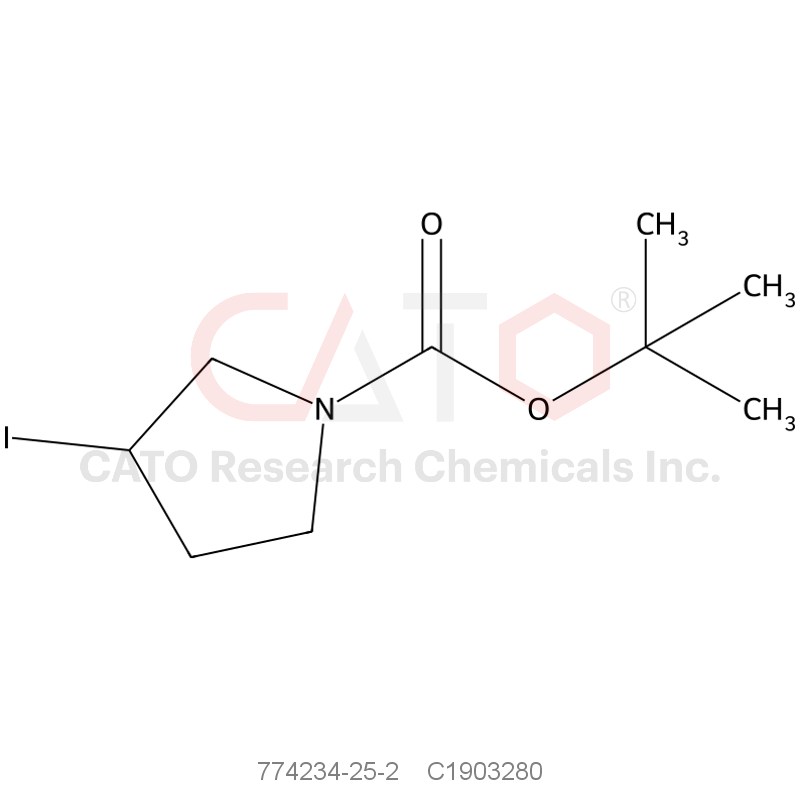 CAS No.:774234-25-2,tert-butyl 3-iodopyrrolidine-1-carboxylate