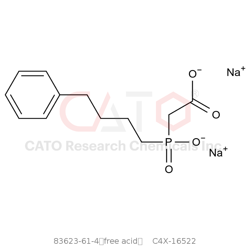 CAS No.:83623-61-4（free acid）,Fosinopril Impurity 2 2*Na Salt