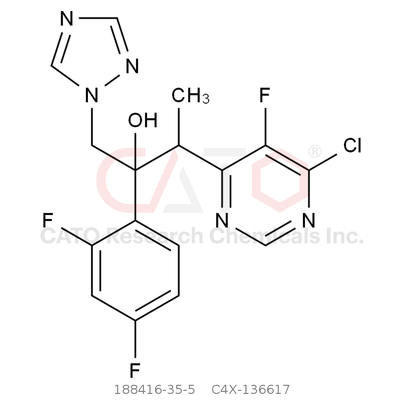 CAS No.:188416-35-5,伏立康唑杂质17（非对映异构体混合物）