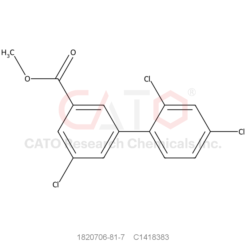 CAS No.:1820706-81-7,Methyl 3-chloro-5-(2,4-dichlorophenyl)benzoate