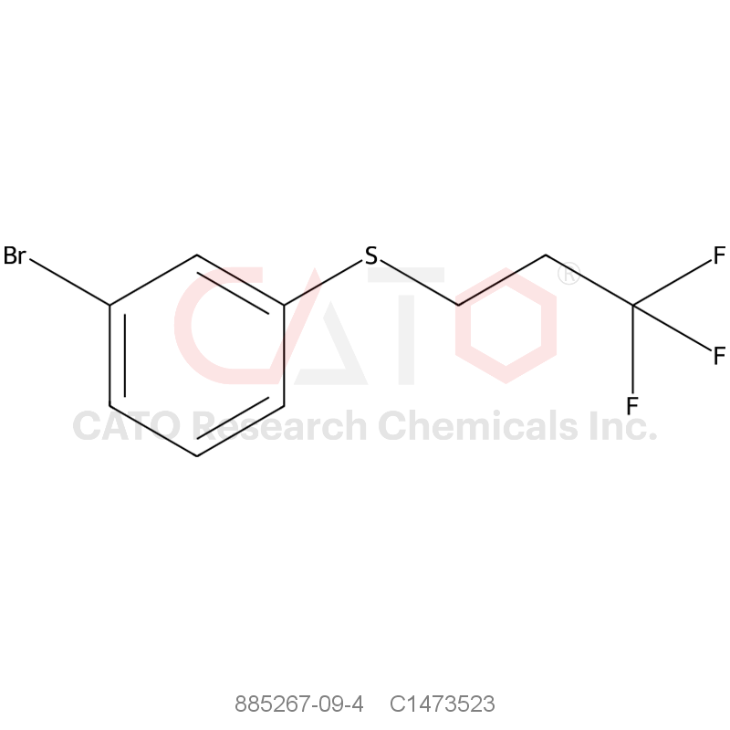CAS No.:885267-09-4,(3-Bromophenyl)(3,3,3-trifluoropropyl)sulfane