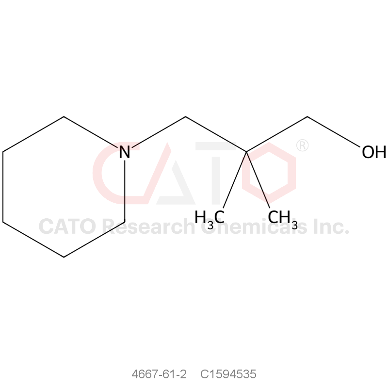 CAS No.:4667-61-2,2,2-Dimethyl-3-(piperidin-1-yl)propan-1-ol