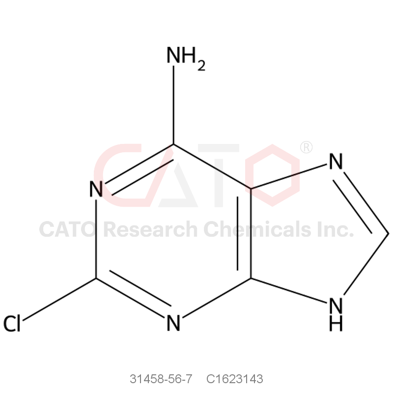 CAS No.:31458-56-7,2-Chloro-9H-purin-6-amine