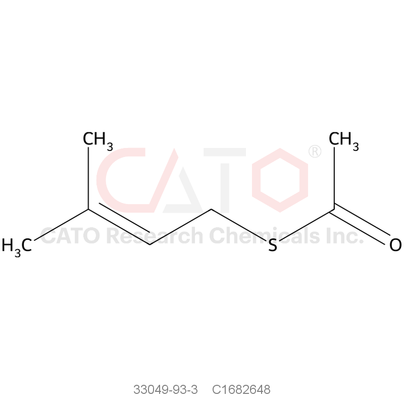 CAS No.:33049-93-3,3-Methyl-2-buten-1-yl thiolacetate