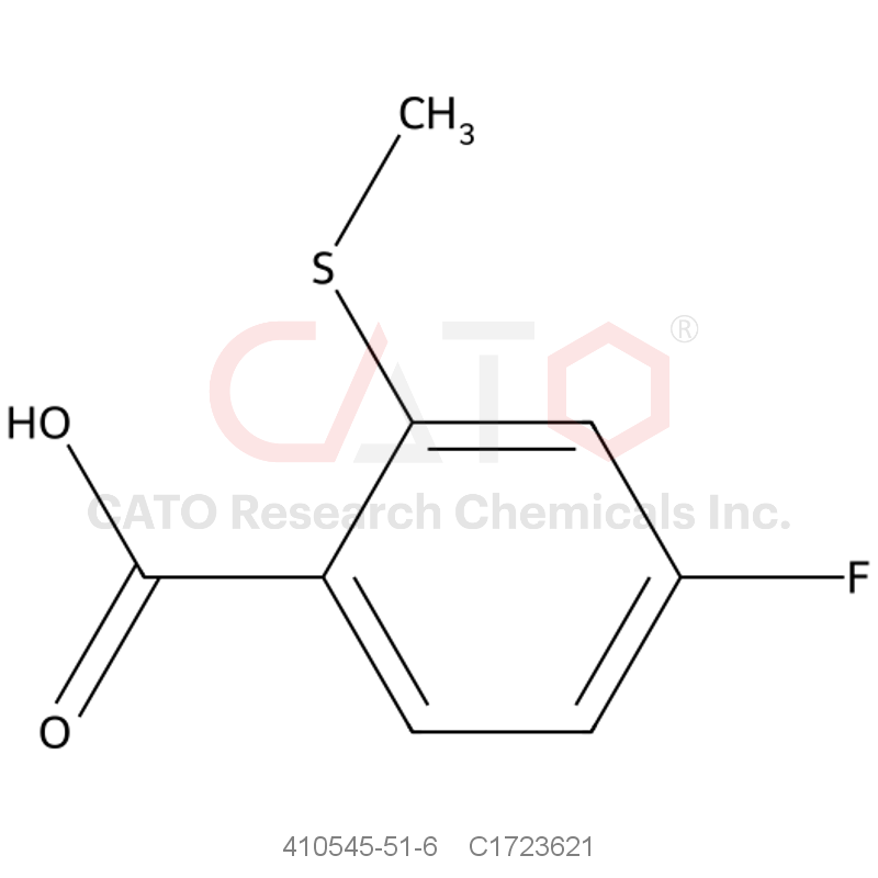 CAS No.:410545-51-6,4-fluoro-2-(methylsulfanyl)benzoic acid