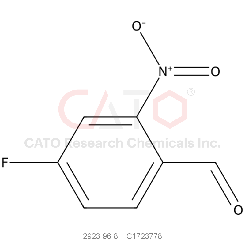 CAS No.:2923-96-8,2-硝基-4-氟苯甲醛