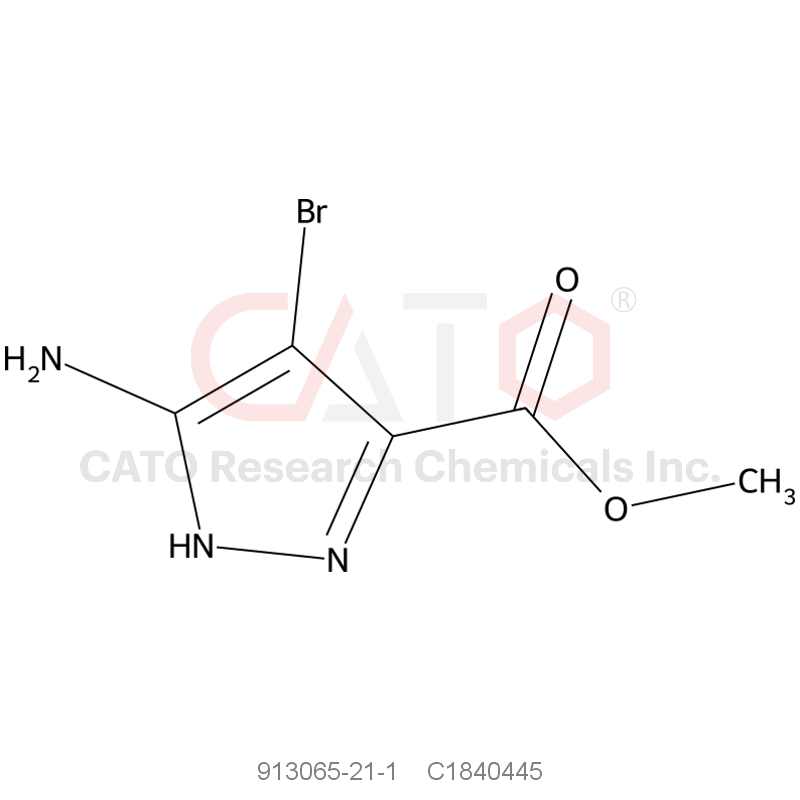 CAS No.:913065-21-1,Methyl 3-amino-4-bromo-1H-pyrazole-5-carboxylate