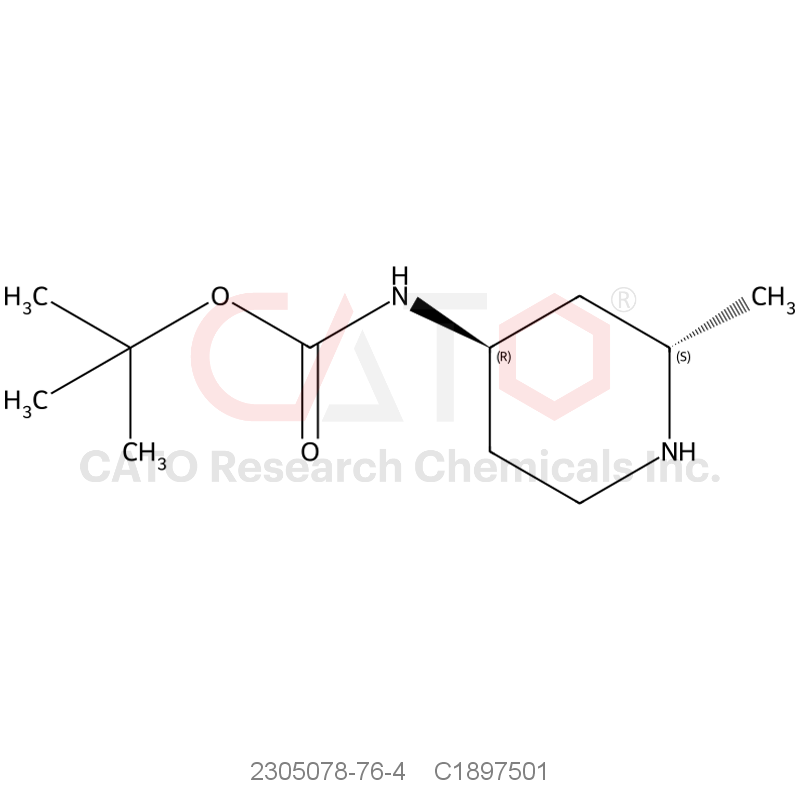 CAS No.:2305078-76-4,Tert-butyl ((2S,4R)-2-methylpiperidin-4-yl)carbamate