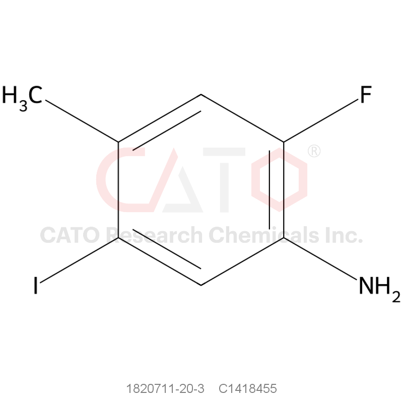 CAS No.:1820711-20-3,2-Fluoro-5-iodo-4-methylaniline