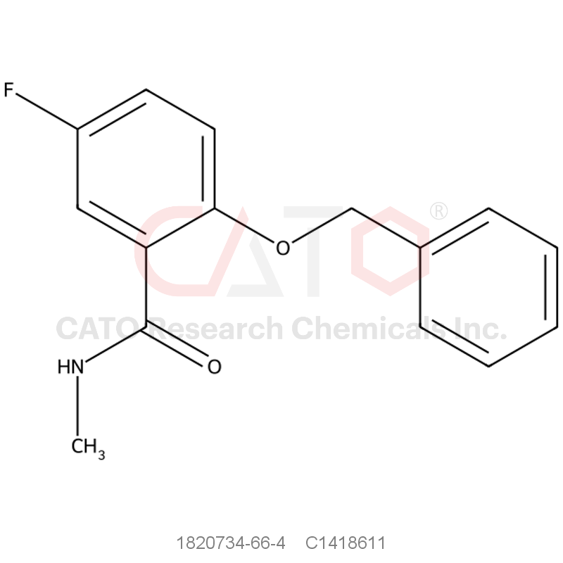 CAS No.:1820734-66-4,2-(Benzyloxy)-5-fluoro-N-methylbenzamide
