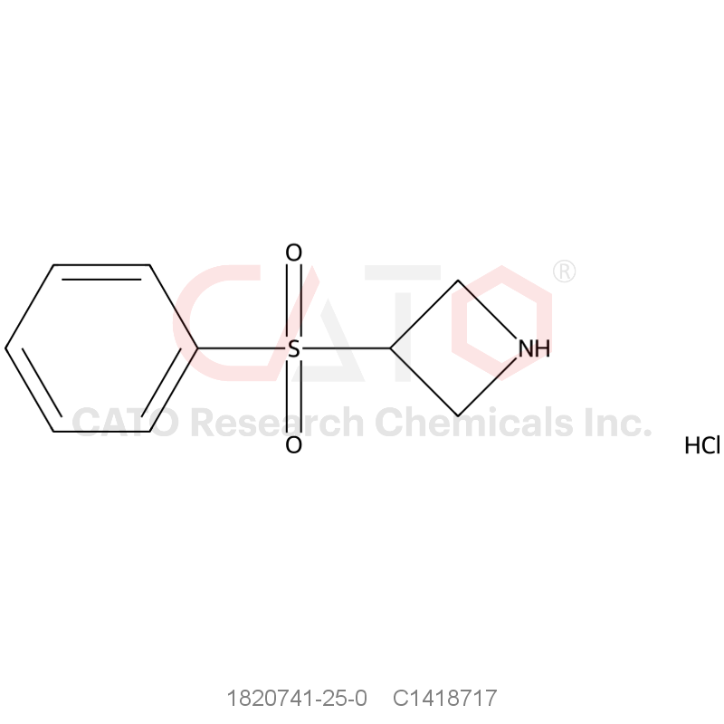 CAS No.:1820741-25-0,3-(Phenylsulfonyl)azetidine hydrochloride