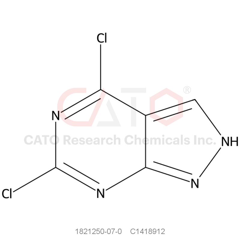 CAS No.:1821250-07-0,4,6-dichloro-2H-pyrazolo[3,4-d]pyrimidine