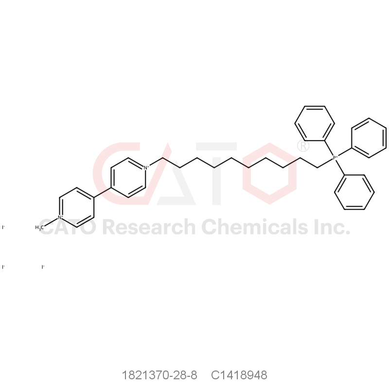 CAS No.:1821370-28-8,1-Methyl-1'-(10-(triphenylphosphonio)decyl)-[4,4'-bipyridine]-1,1'-diium iodide